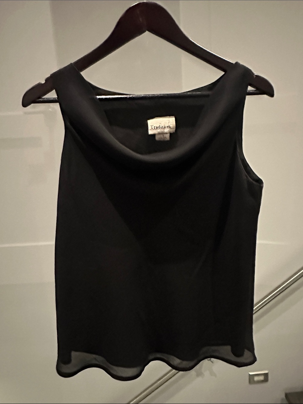 Cowl neck blouse